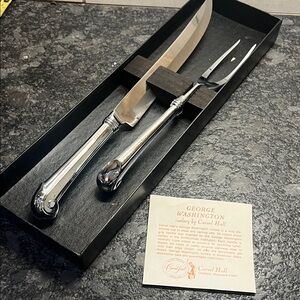 George Washington Cutlery Set Carvel Hall. New in box